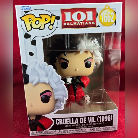 Cruella De Vil (1996) Funko # 1662 (Nib)  With Pop Protector - Picture 2 of 7